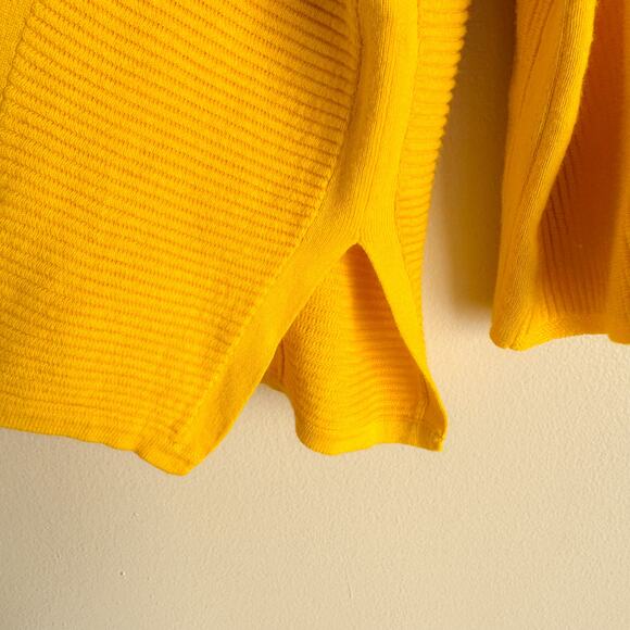 Cabi Yellow Sunny Snap Front Knit Cardigan Sweater - Small - Picture 6 of 8